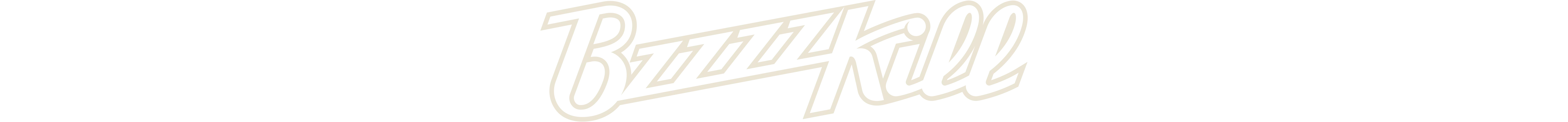 BzzzzKill Logo tan outline.